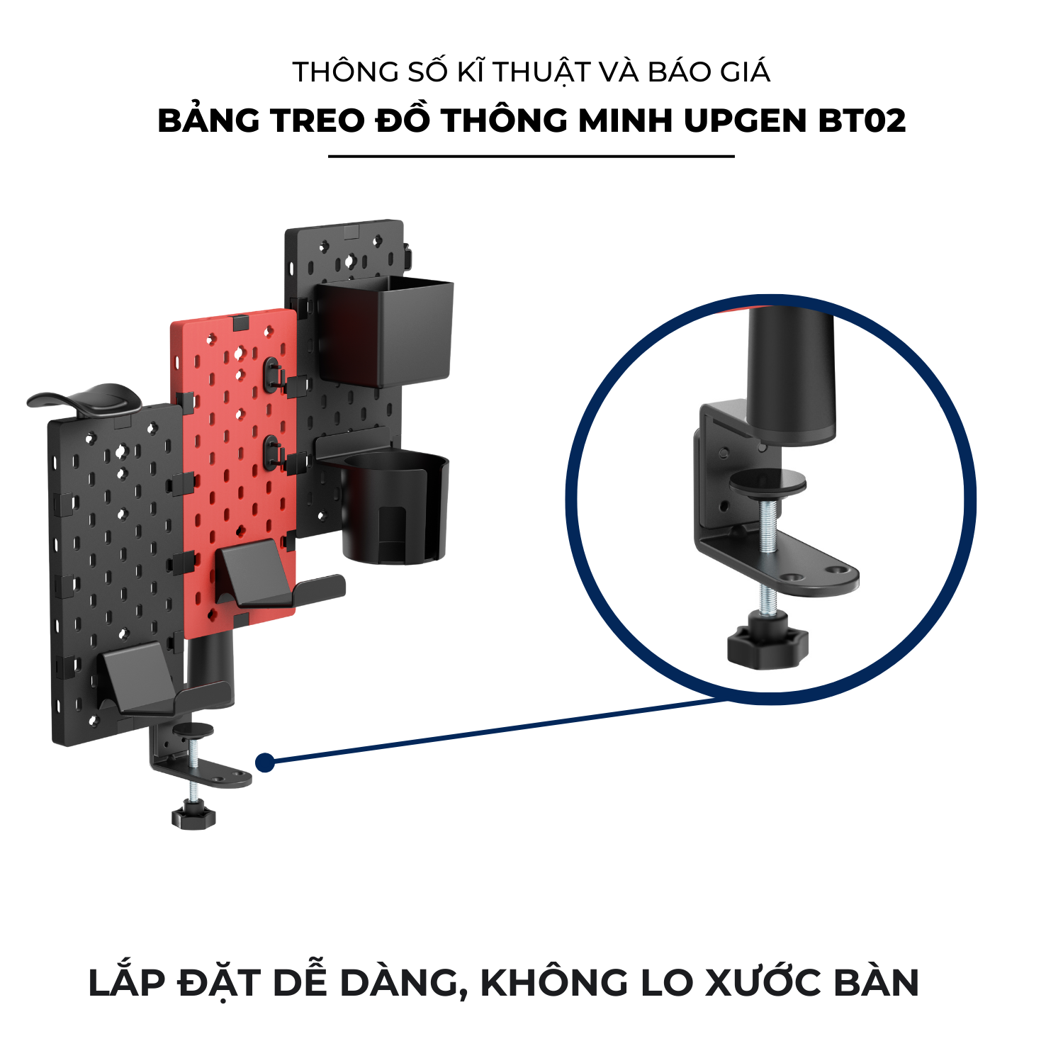 Bảng Treo Đồ Thông Minh UPGen BT02