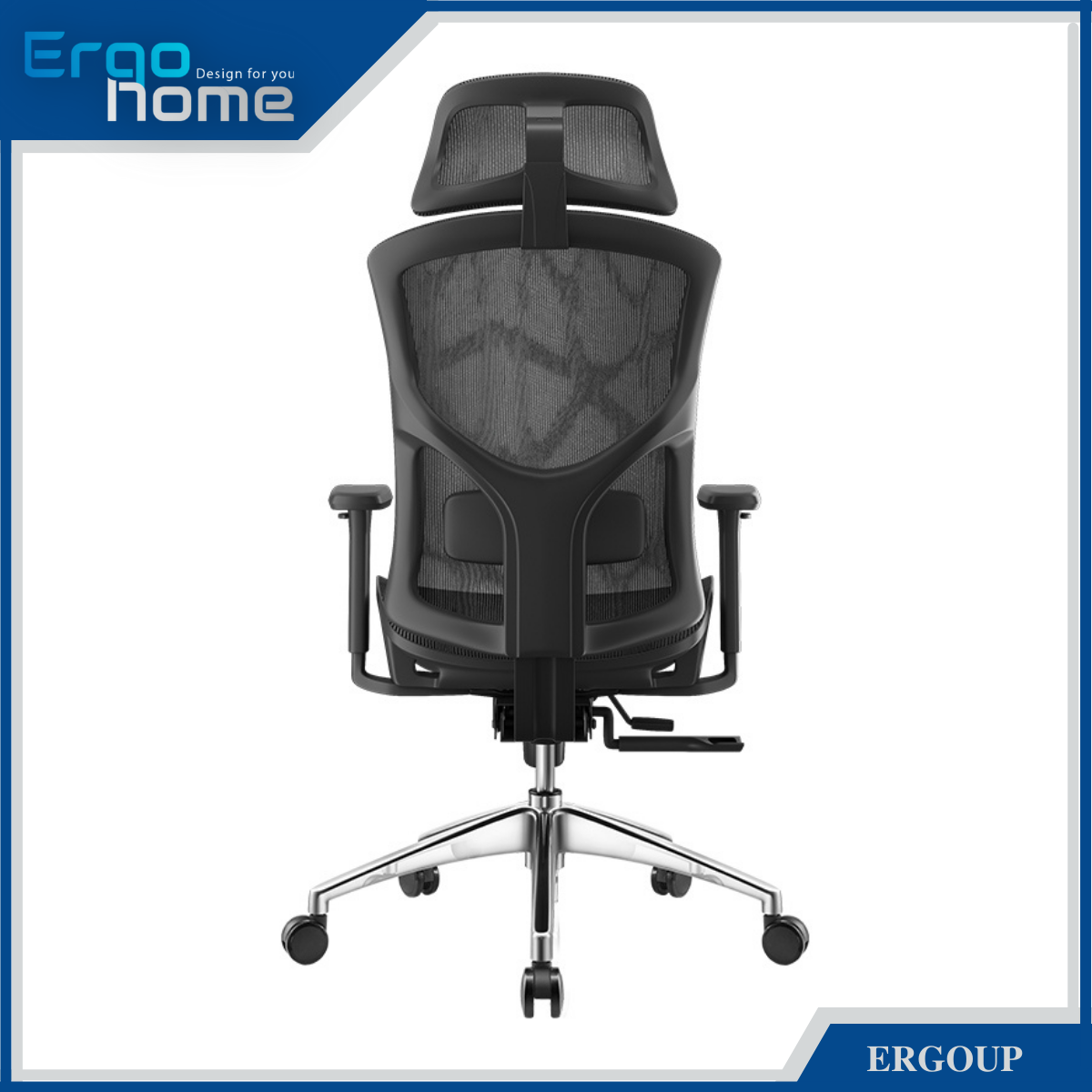 Ghế Công Thái Học Ergonomic Ergoup 1606 – hàng chính hãng Ergoup bảo hành 5 năm