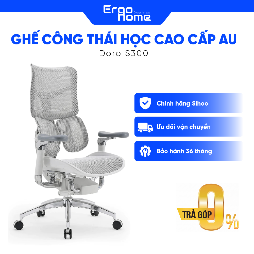 Ghế Công Thái Học Cao Cấp AU (Doro S300)