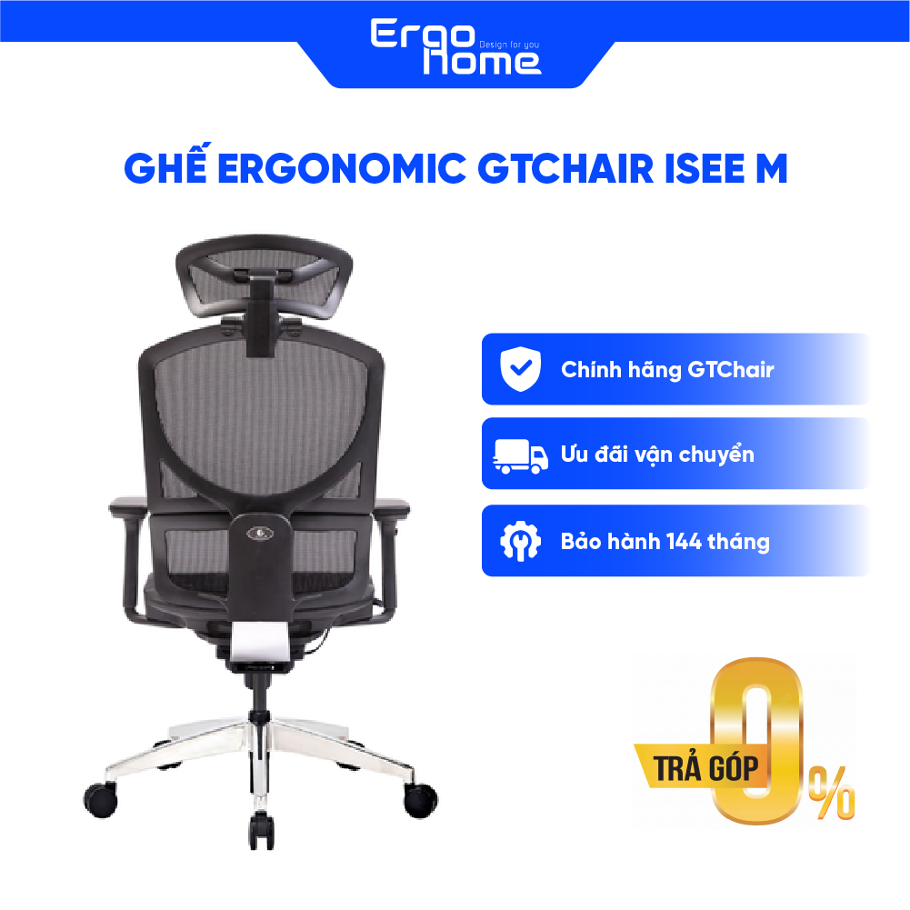 Ghế Ergonomic GTChair Isee M - Bảo hành 12 năm