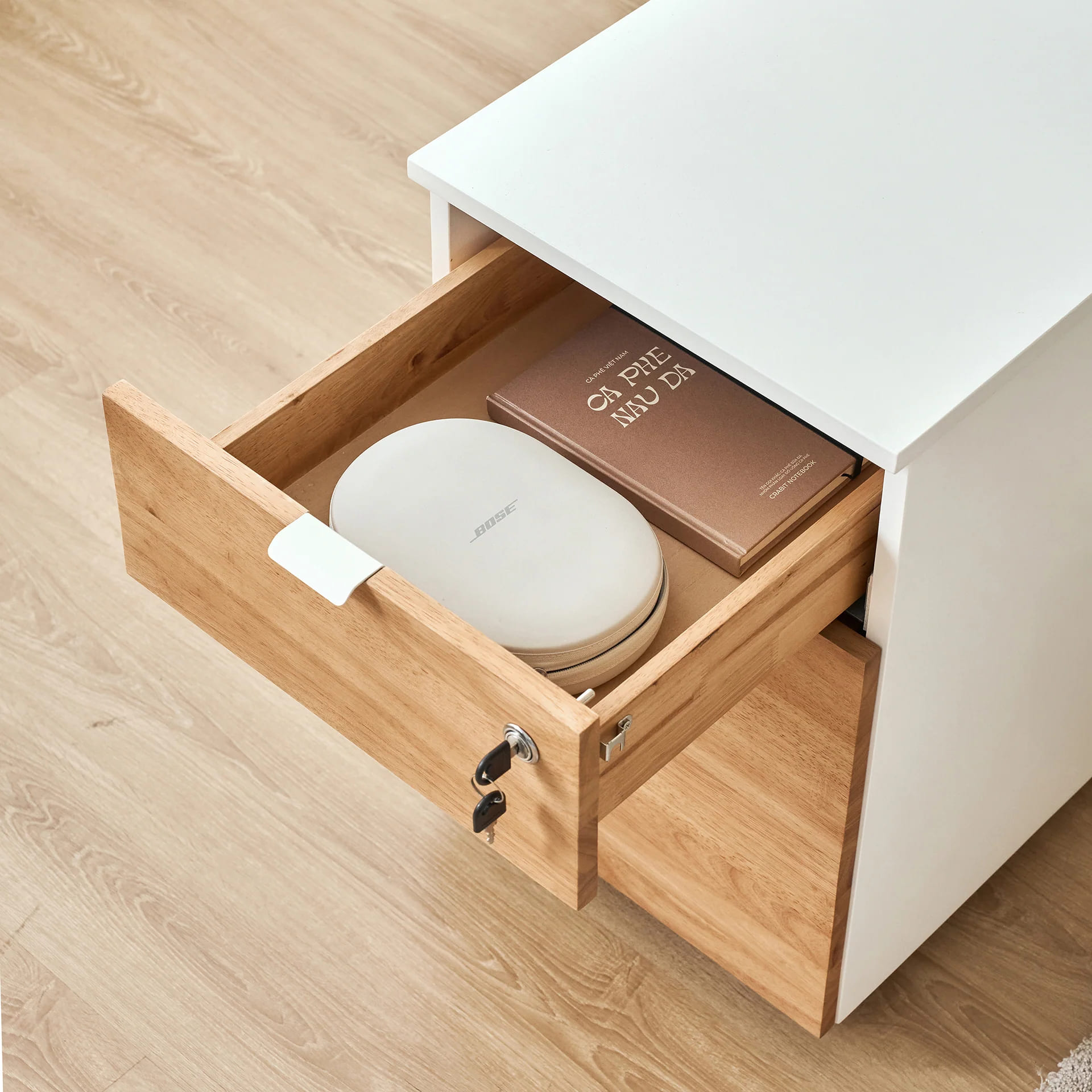 Hộc tủ di động 2 ngăn Alexa