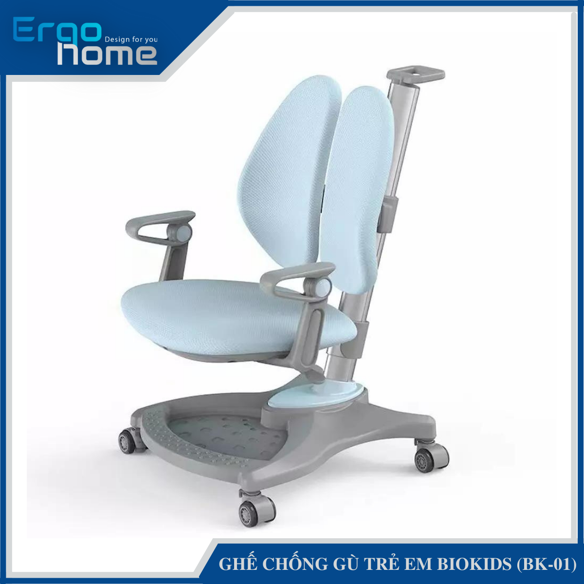 Ghế Công Thái Học Chống Gù Trẻ Em BioKids