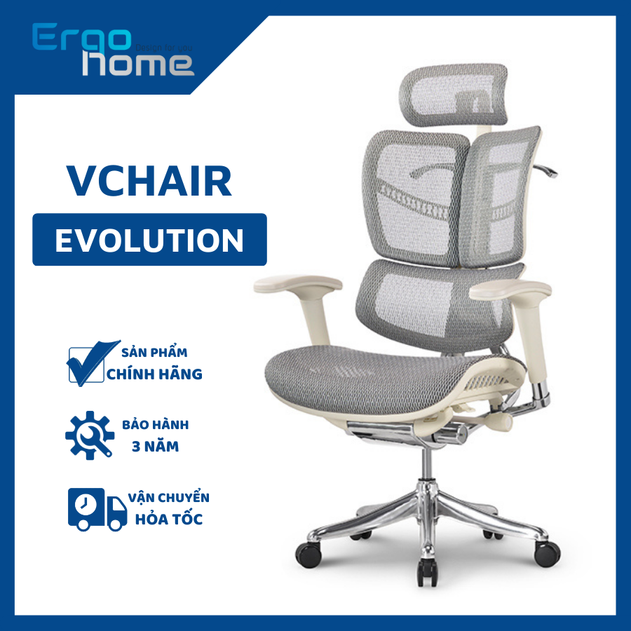 [THANH LÝ HÀNG TRƯNG BÀY CỬA HÀNG] Ghế công thái học Ergonomic Vchair Evolution