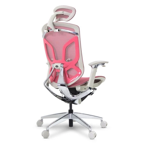 Ghế Công thái học GT Chair Dvary Butterfly Pink - Ergohome phân phối chính hãng BH 12 năm (Tặng kèm móc treo áo 300K)