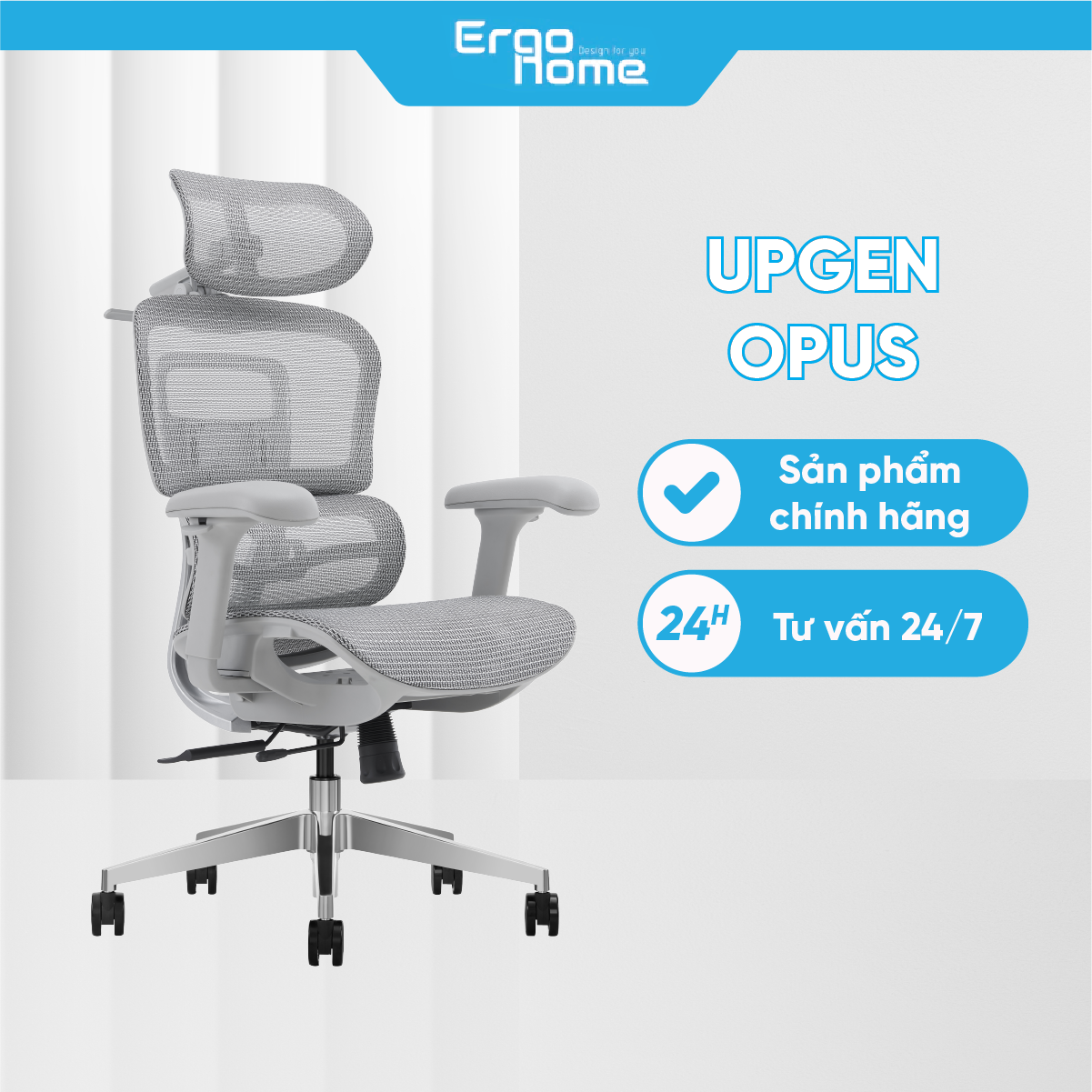 Ghế Công Thái Học Upgen Opus - Chuẩn Tư Thế - Trọn Nâng Đỡ