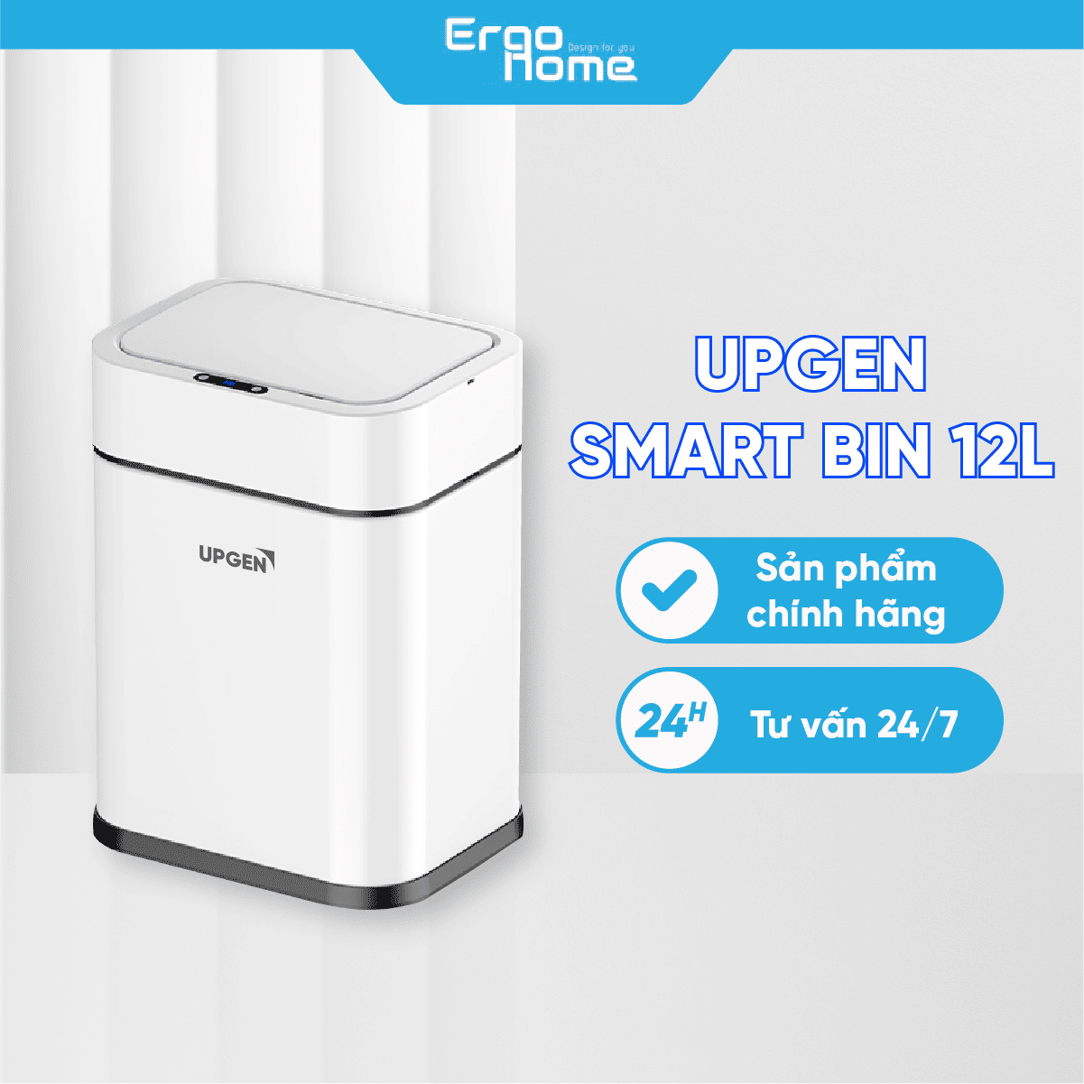 Thùng Rác Thông Minh - Upgen Smart Bin