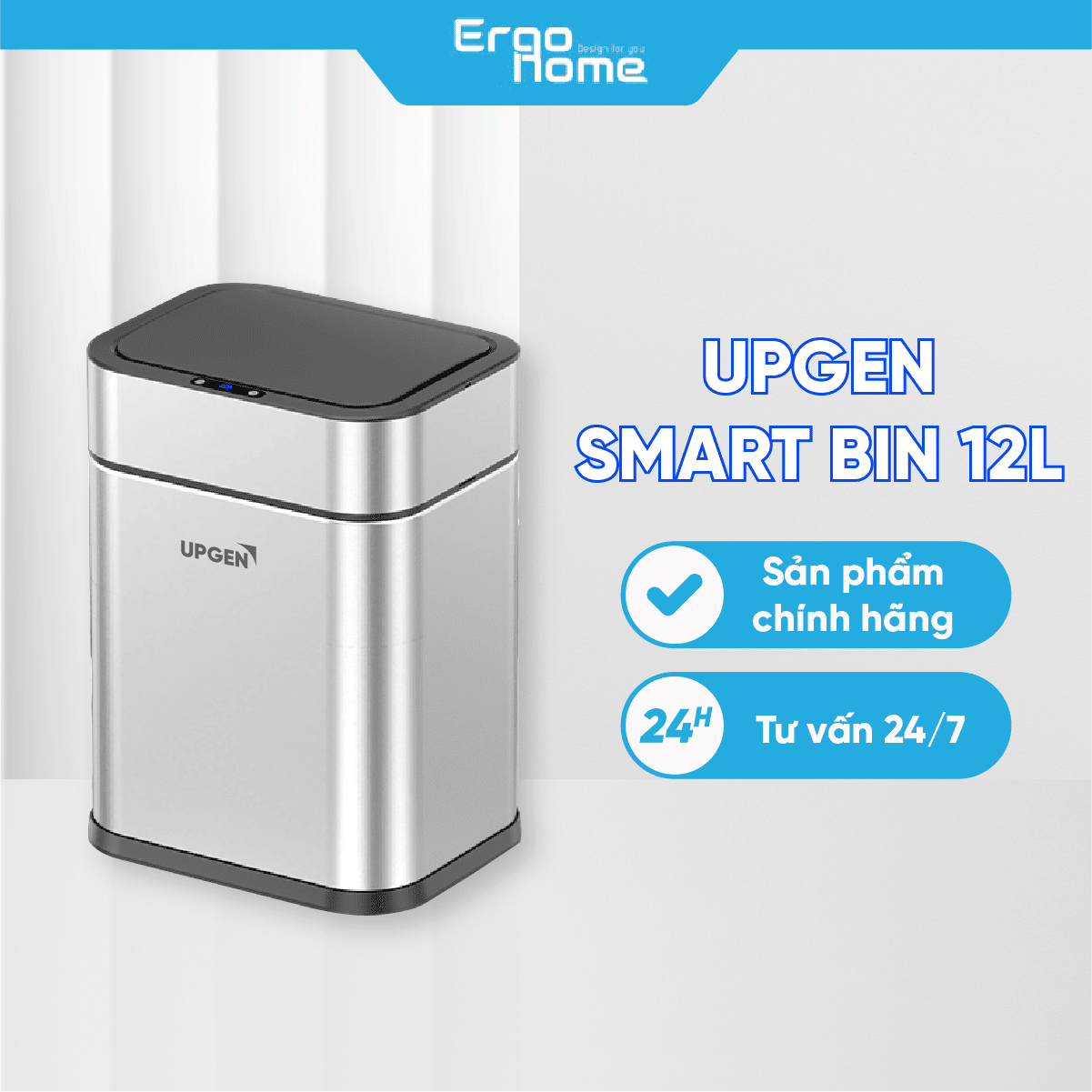 Thùng Rác Thông Minh - Upgen Smart Bin