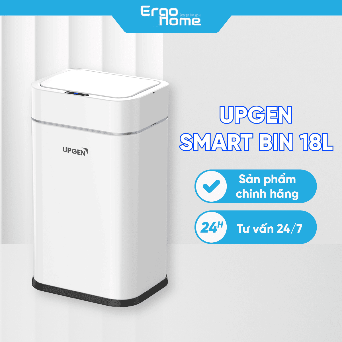 Thùng Rác Thông Minh - Upgen Smart Bin