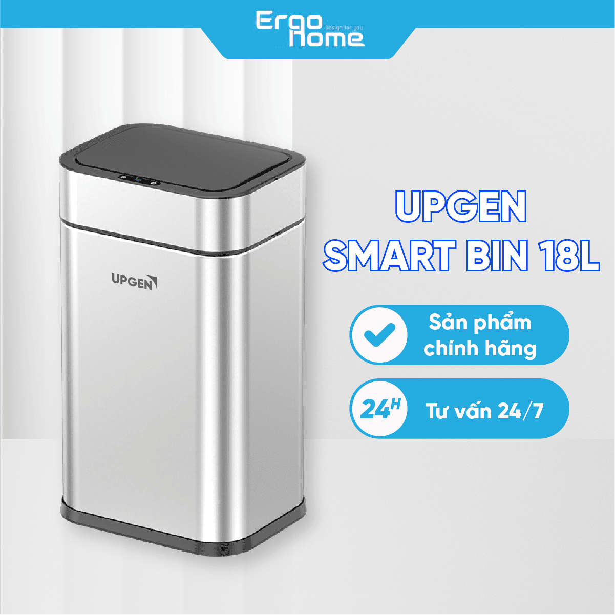 Thùng Rác Thông Minh - Upgen Smart Bin