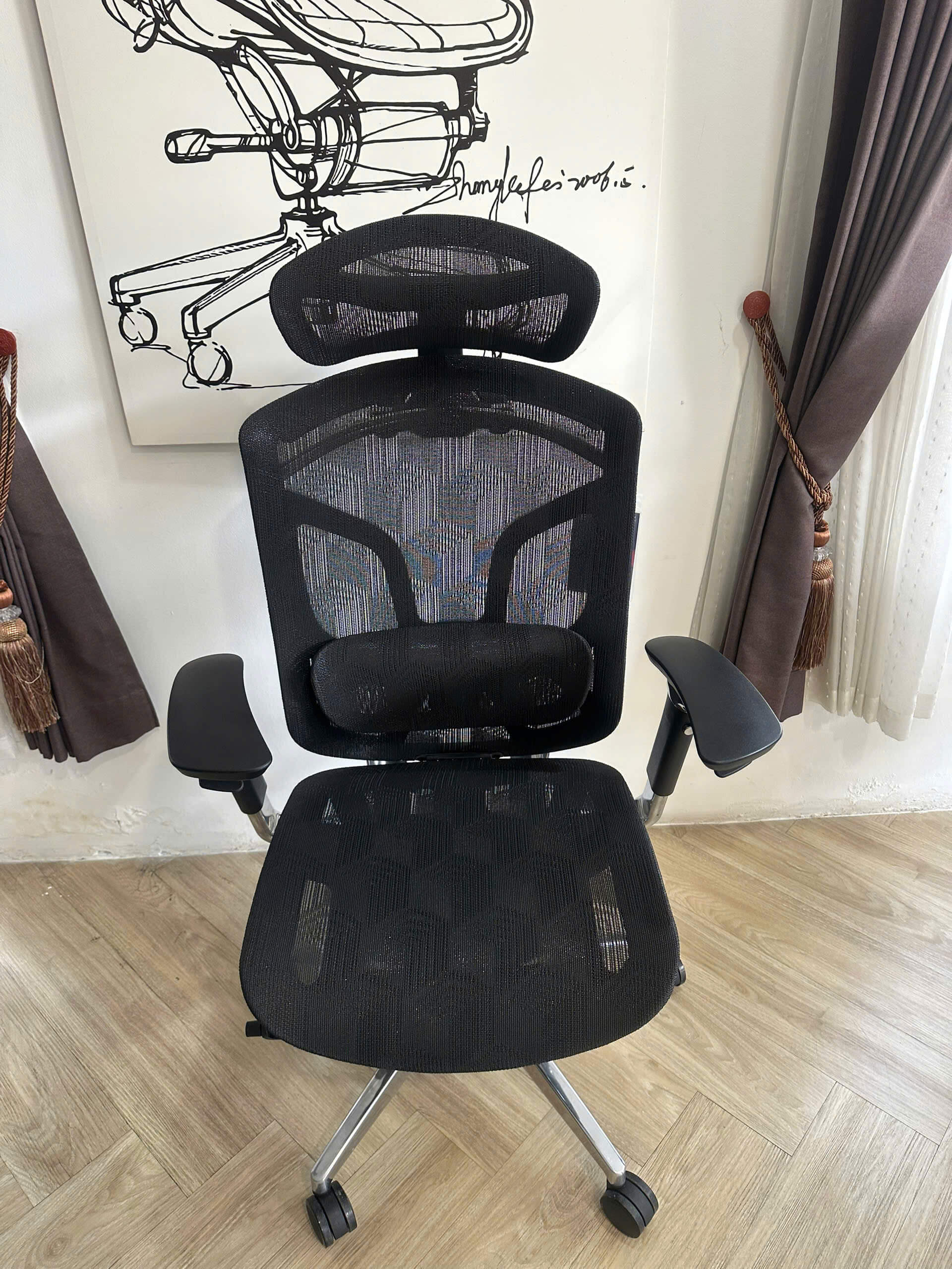 [THANH LÝ HÀNG TRƯNG BÀY CỬA HÀNG] Ghế xoay văn phòng Ergonomic GTChair Dvary Butterfly PRO PHIÊN BẢN MỚI 2024
