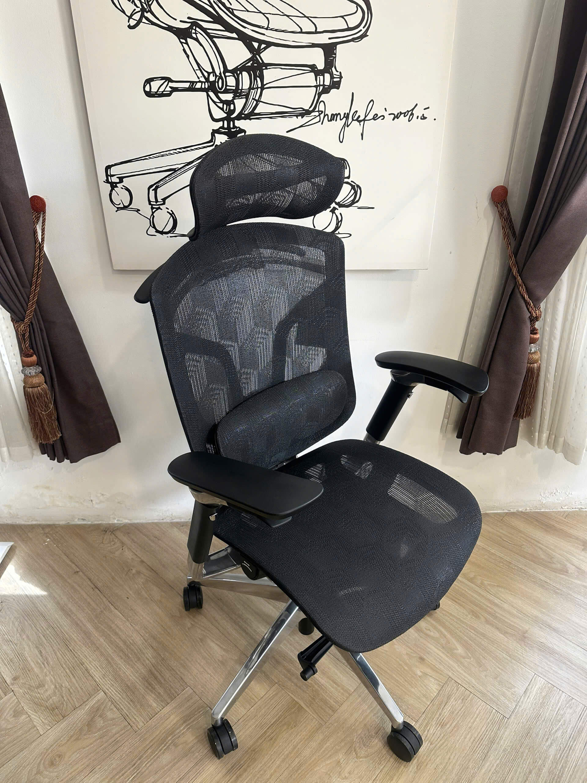 [THANH LÝ HÀNG TRƯNG BÀY CỬA HÀNG] Ghế xoay văn phòng Ergonomic GTChair Dvary Butterfly PRO PHIÊN BẢN MỚI 2024