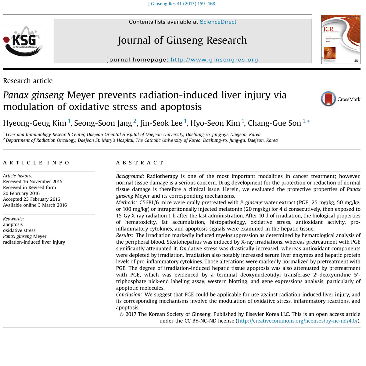 Chiết xuất nhân sâm giúp bảo vệ gan do xạ trị