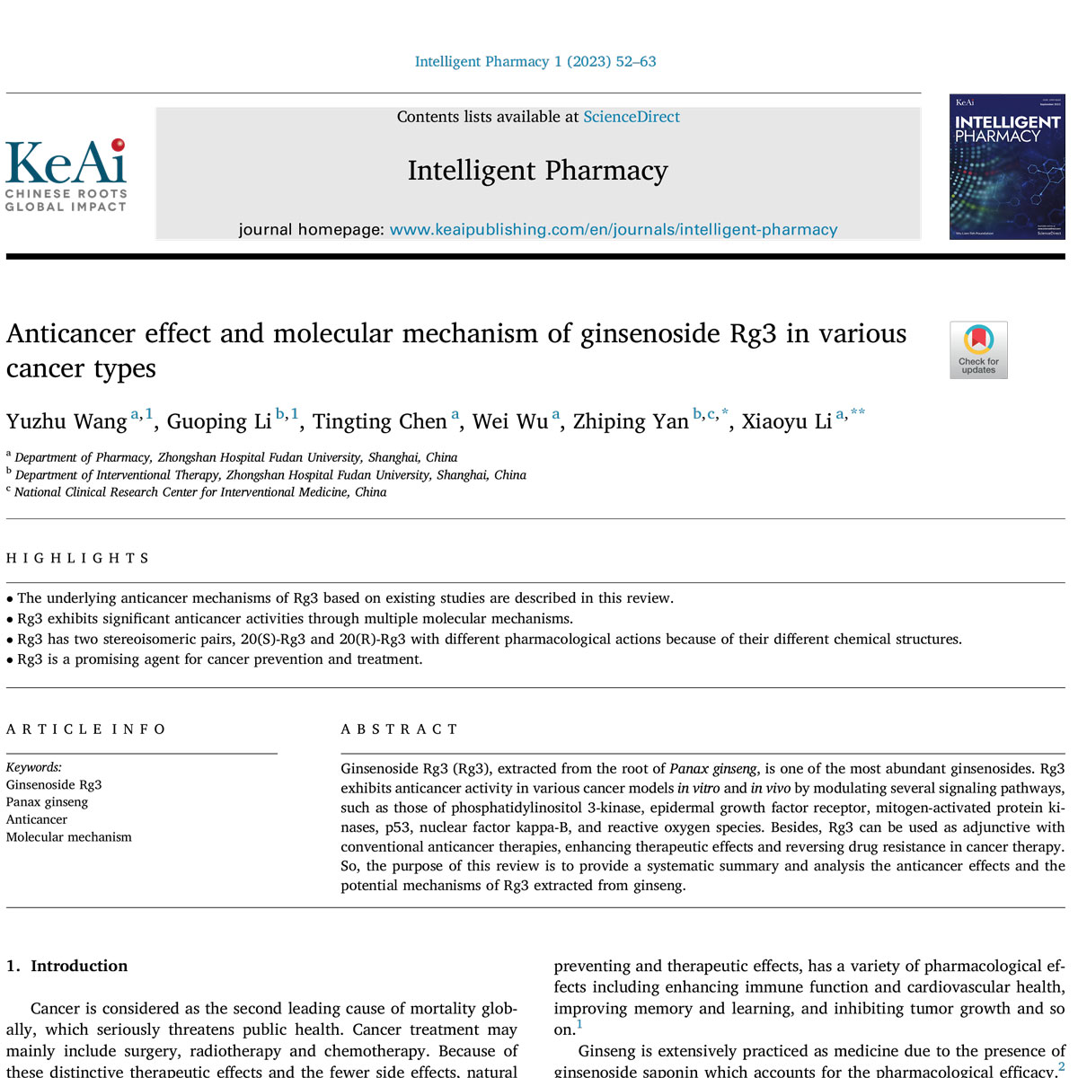 Rg3 trong việc kết hợp với liệu pháp điều trị ung thư