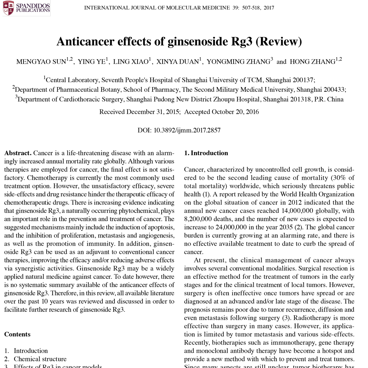 Phân tích cơ chế tác động của Rg3 trong việc ức chế sự phát triển ung thư