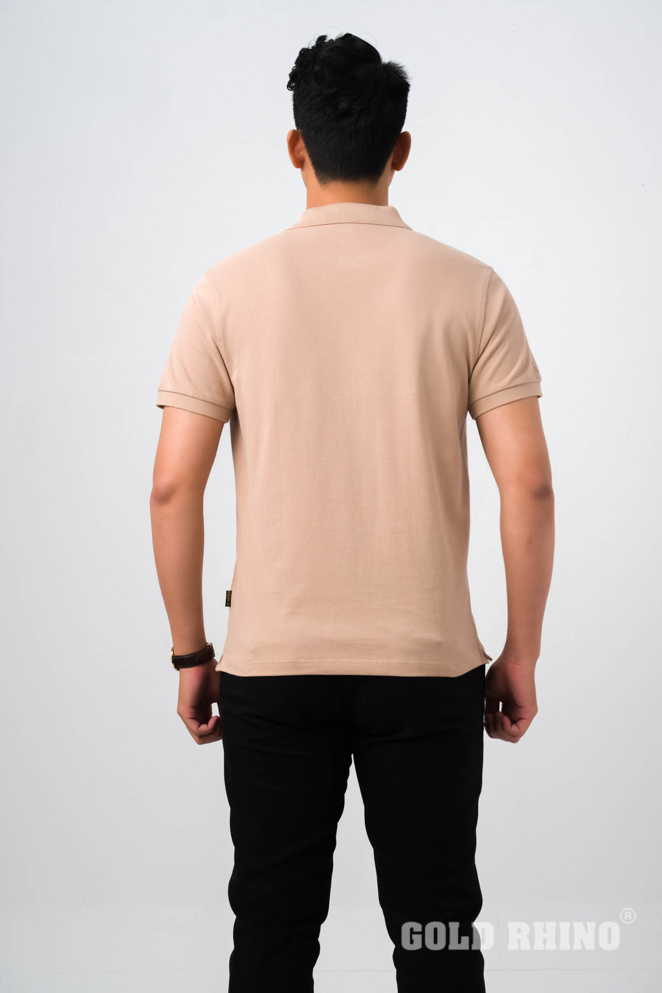 Áo Thun Nam Polo Màu Be