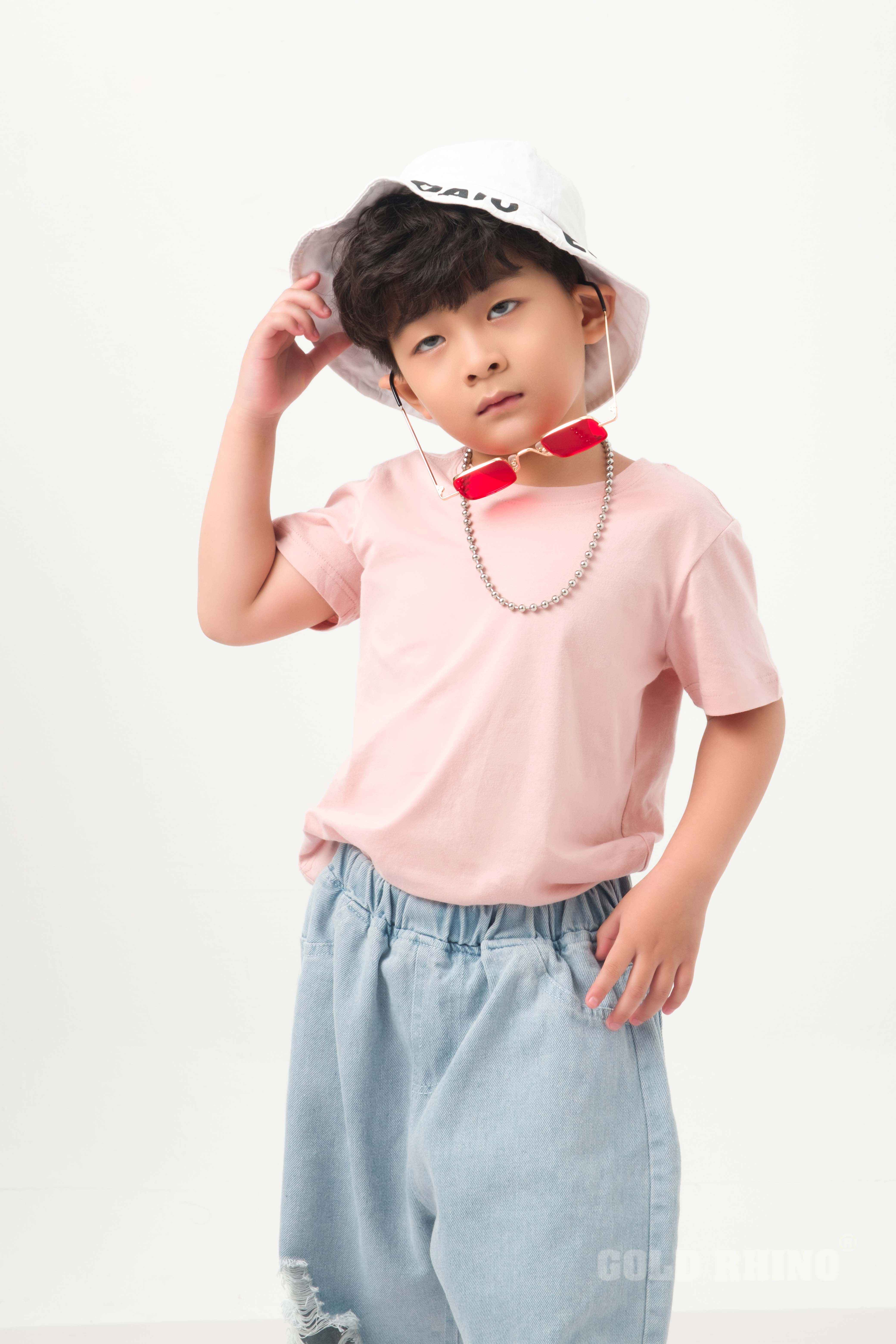Áo Thun Trẻ Em Màu Hồng Japan