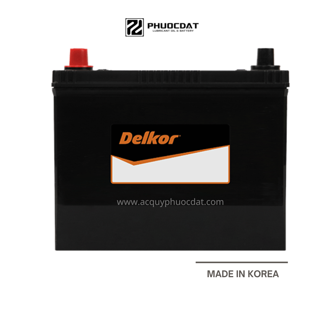 Ắc quy DELKOR 12V 80AH DIN 58039 Cọc chìm