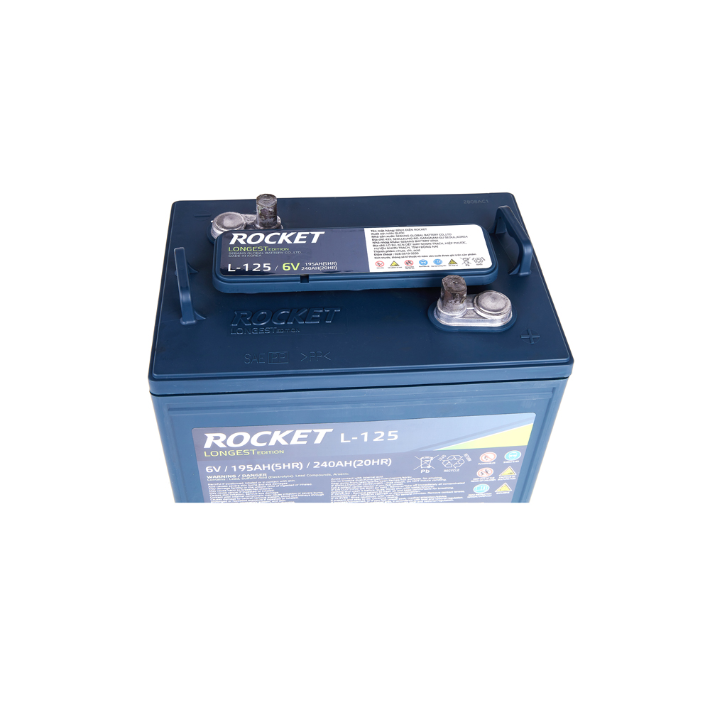 Ắc quy xe Golf ROCKET L-125 6V - 240 AH (20HR)