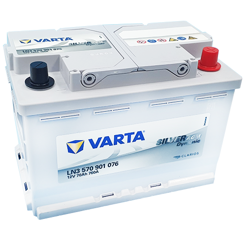 Ắc quy VARTA AGM LN3 570901076 12V - 70AH (ECO/START-STOP)