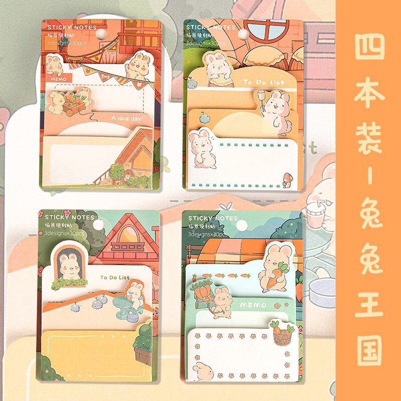 Giấy Note 3 Tầng Cute