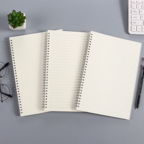 Sổ Lò Xo Còng Bìa Mờ A5- Caro