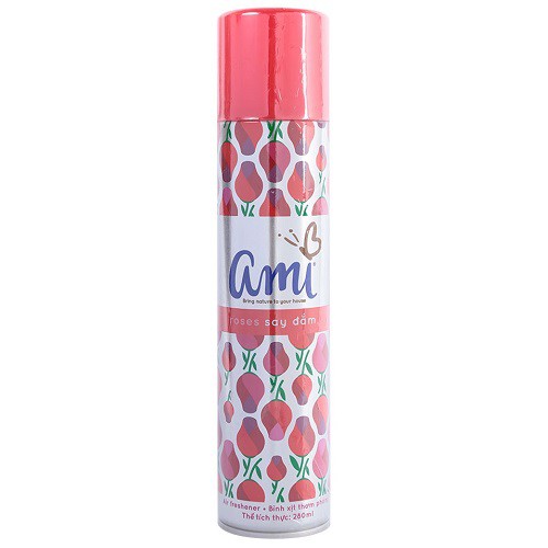 Xịt phòng Ami Hoa Hồng 280ml