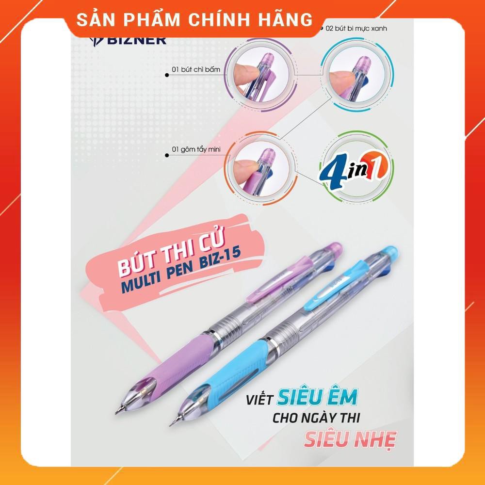 Bút Thi Cử Biz-15 4in1