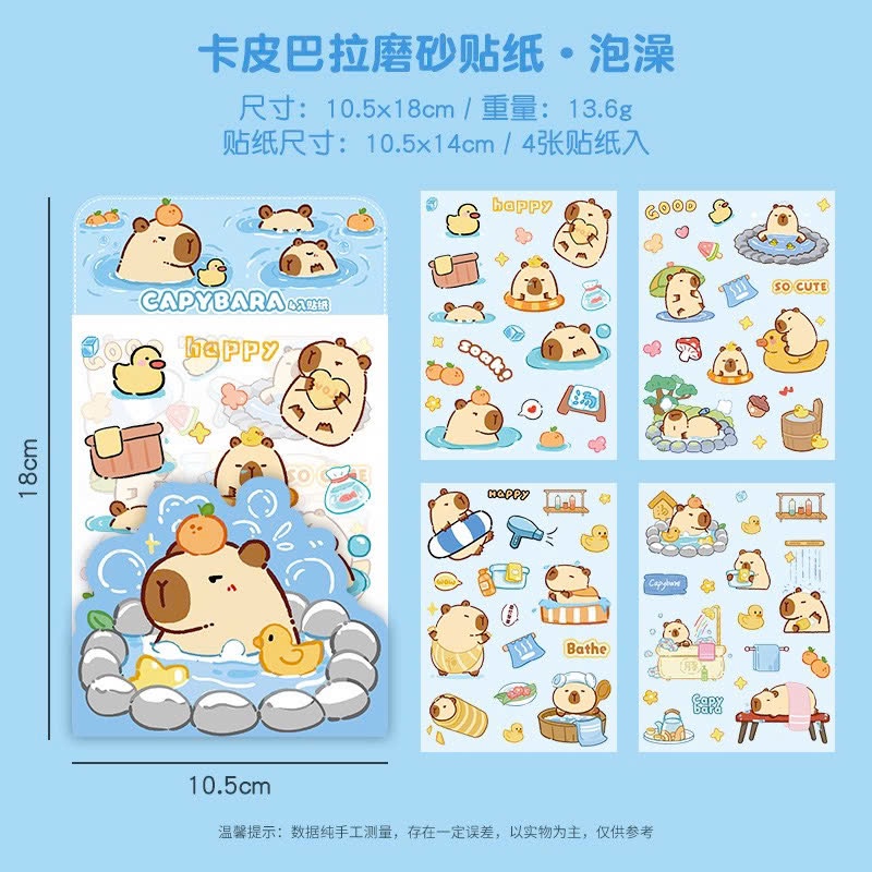 Sticker Capybara Mẫu Mới