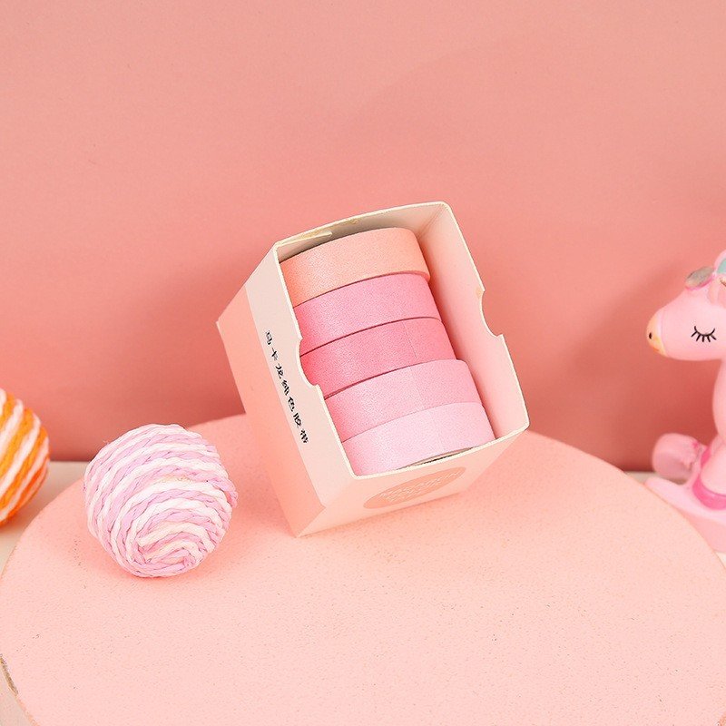 Washi 5 Cuộn Họa Tiết Nhiều Mẫu