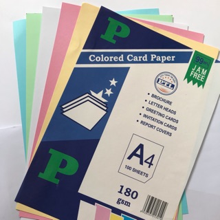Bìa màu A4 180gsm