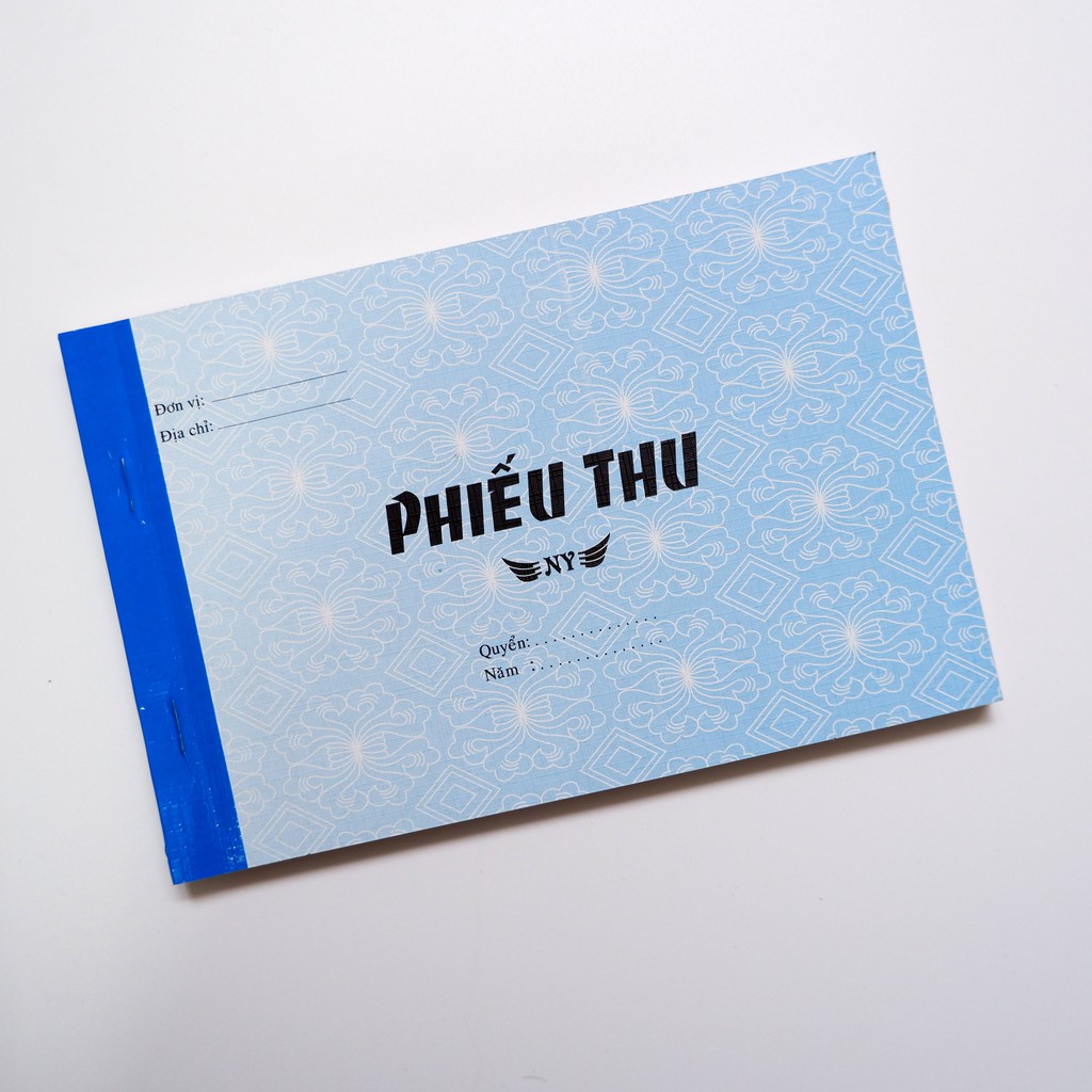 Phiếu thu 1 liên 13x19cm