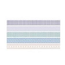 Bộ 5 Washi Tape WA01 - Chấm Xanh