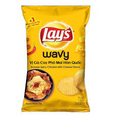 Bánh Snack Lays - Vị Gà Cay Phô Mai Hàn Quốc 30g