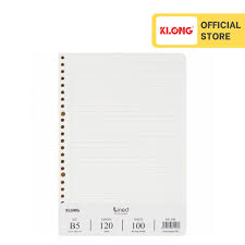 Ruột Sổ Còng Kẻ Ngang B5 - 100T Klong MS548