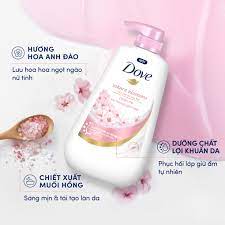 Sữa Tắm Dove 500g Tặng - Hoa Anh Đào