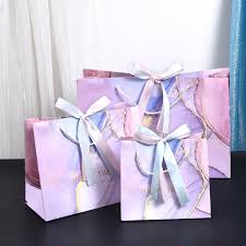 Túi Giấy Kèm Dây Ruy Băng Happy Time- Size Nhỏ