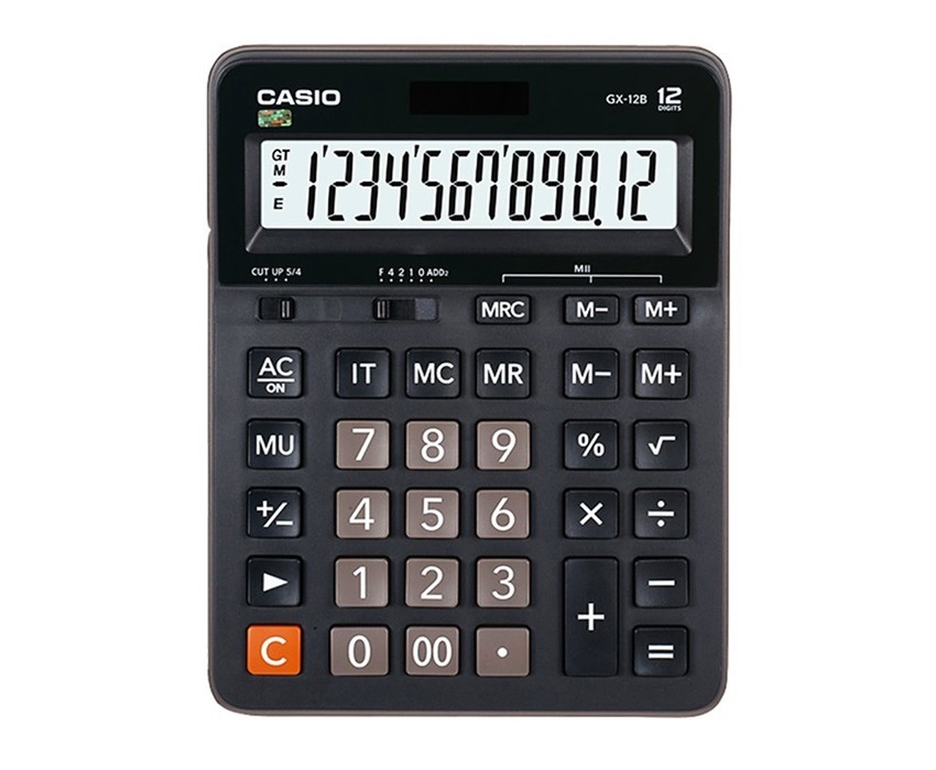 Máy tính Casio GX - 12B -BK chính hãng