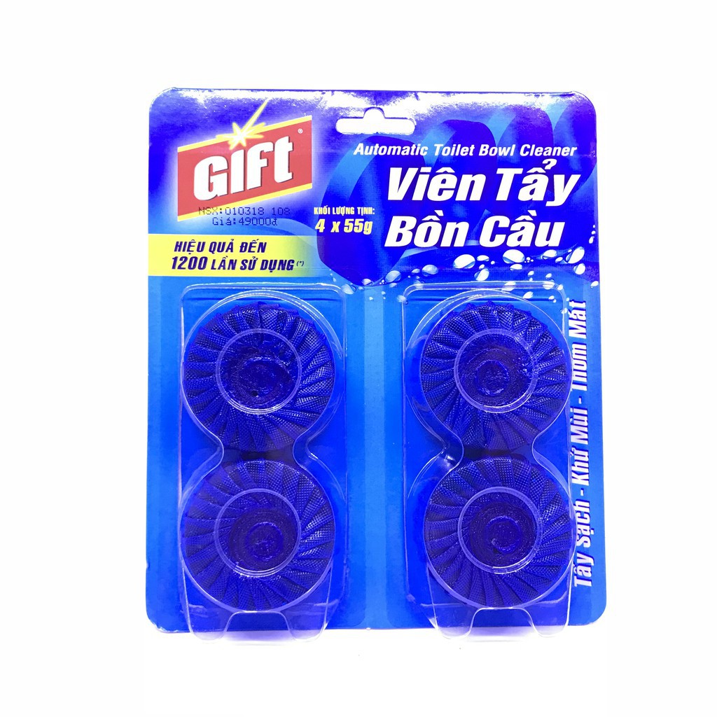 Viên tẩy bồn cầu Gift (4*55g)