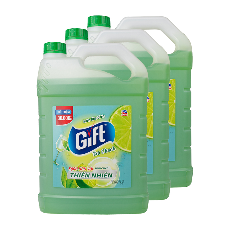 Rửa chén Gift Trà Xanh 3,8 kg