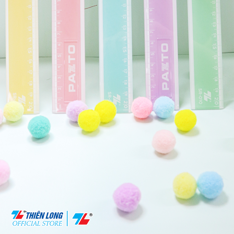Thước thẳng 20cm Pastel SR-010