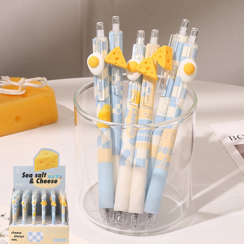 Set 6 Bút Gel Đen - Umei Sea Salt & Cheese