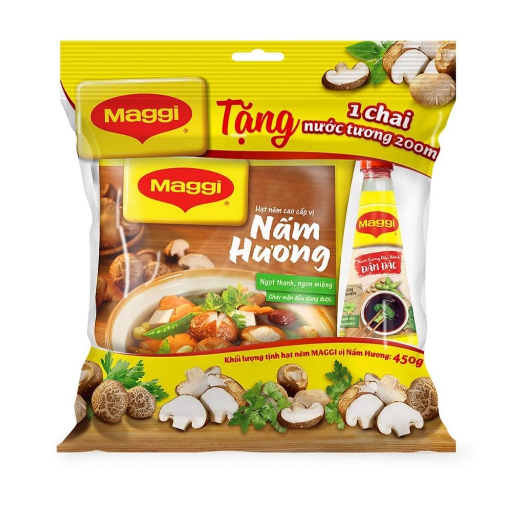 Hạt Nêm Maggi Nấm Hương Chay