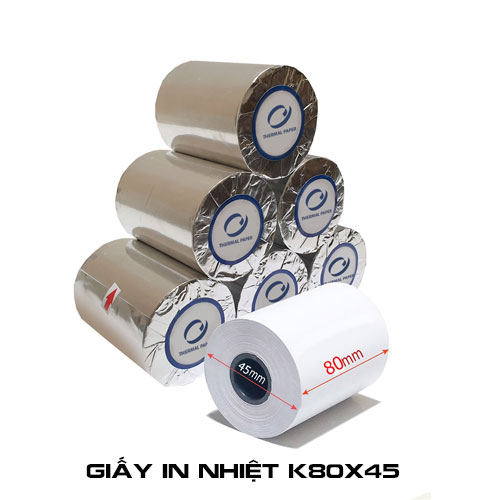 Giấy in nhiệt K80x45mm