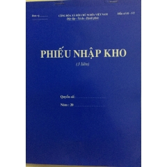 Phiếu nhập kho 3 liên A4 HN