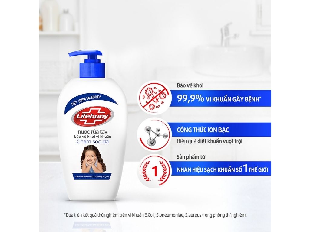 Nước rửa tay Lifebuoy bảo vệ da - chai 177ml
