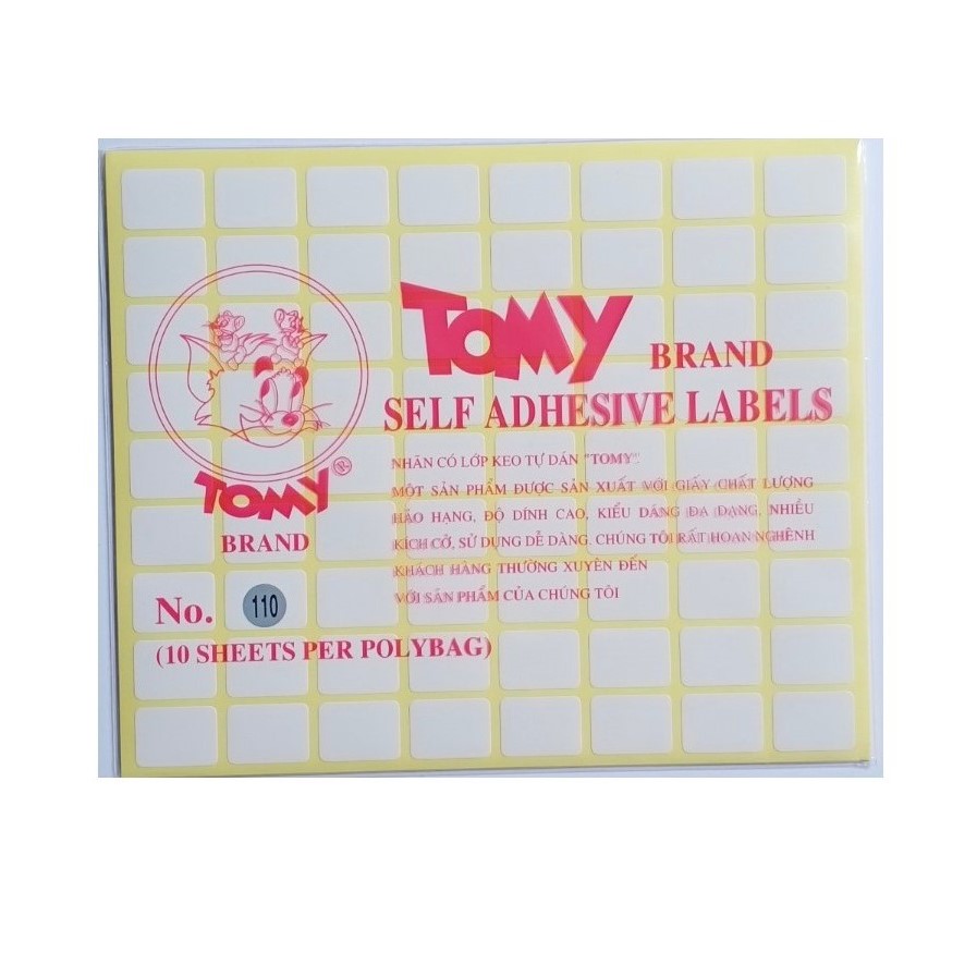 Decal A5 Tomy PC 110 - 111 - 112 - 113