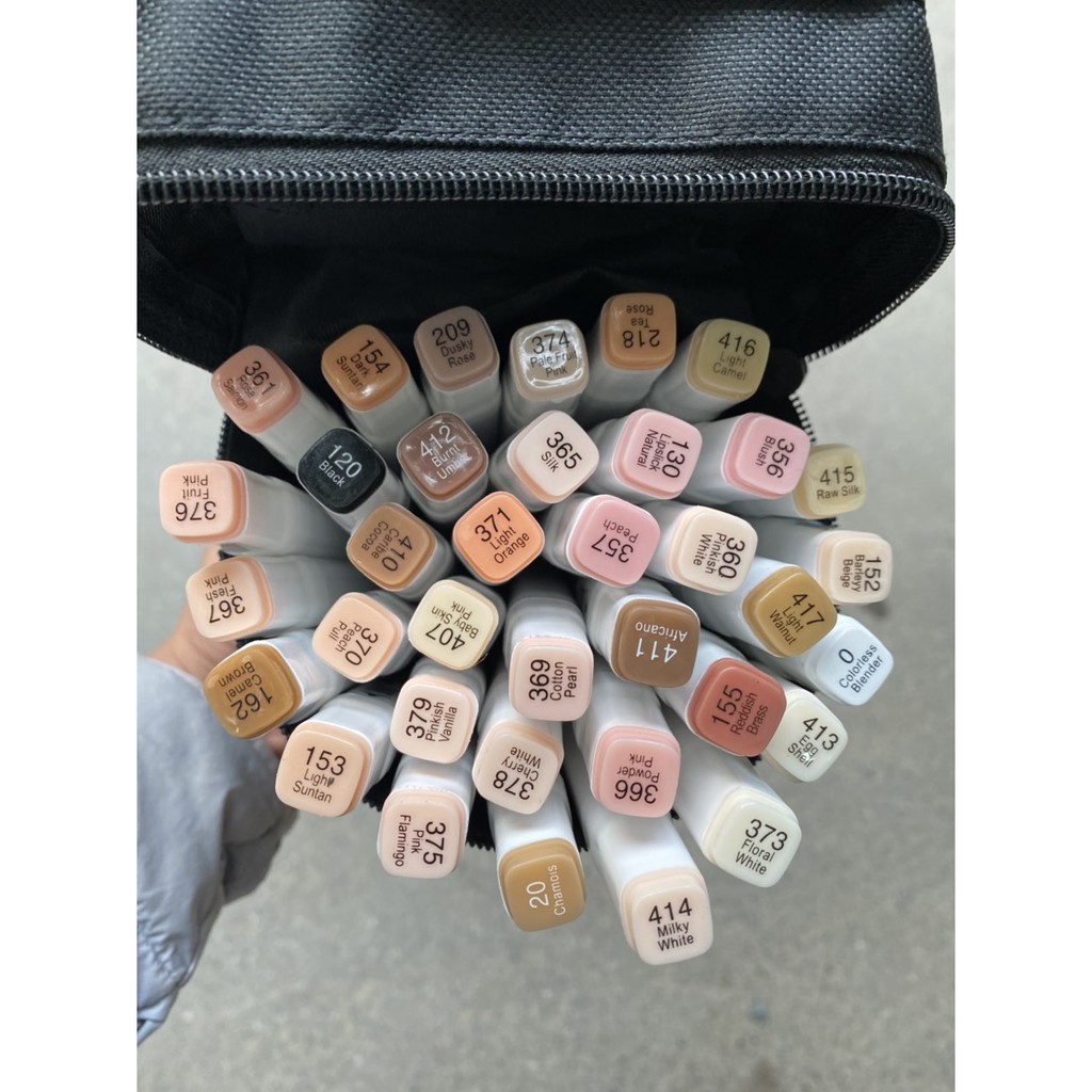 Bộ bút Marker 36/60 cây màu Da Touch Cool Bộ Bút Marker 36/60 Cây Màu Da Touch Cool