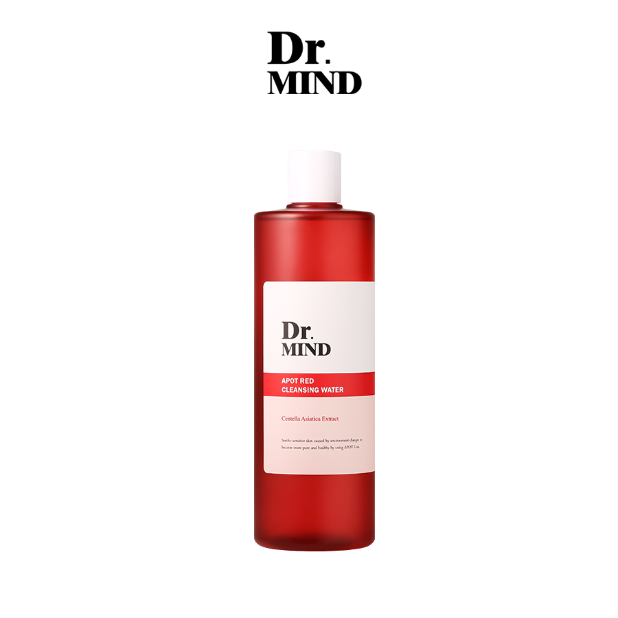 Nước tẩy trang dịu nhẹ dành cho da nhạy cảm Dr.Mind Apot Red Cleansing Water 500ml