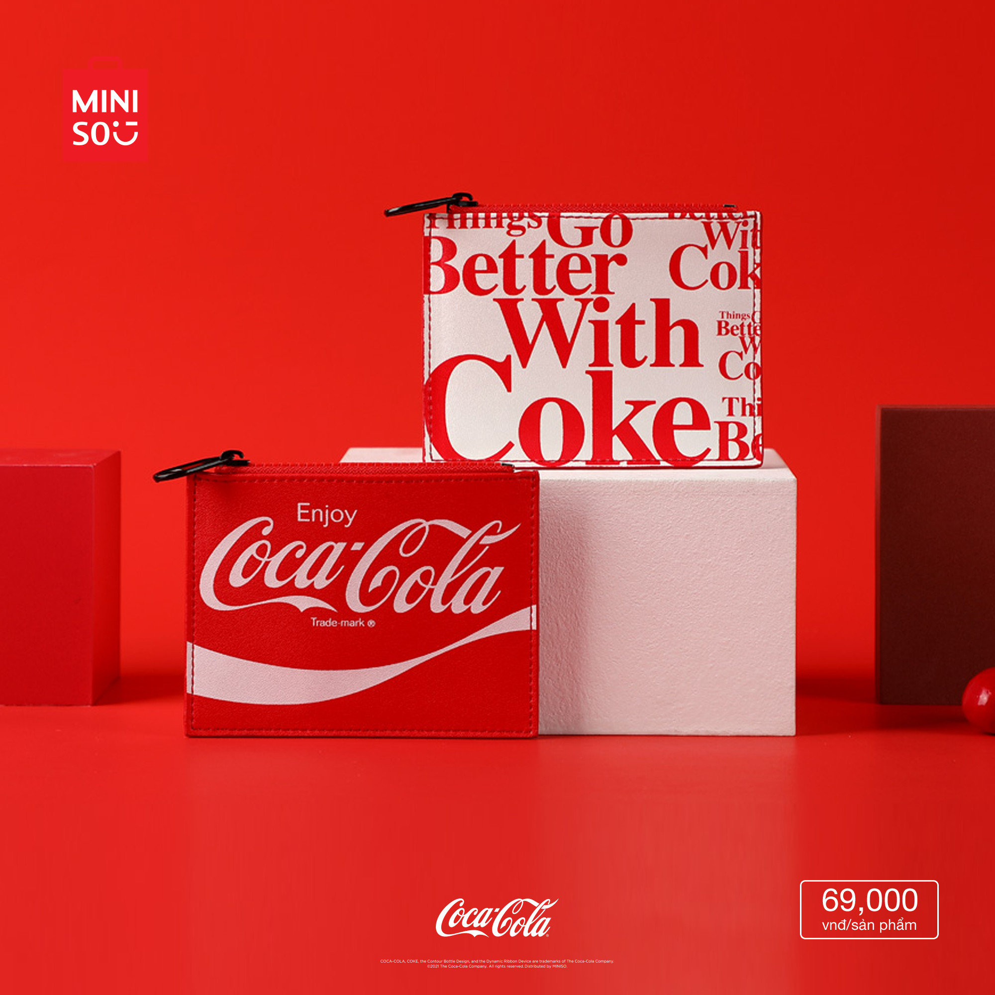 Ví đựng card Coca-Cola(Red)