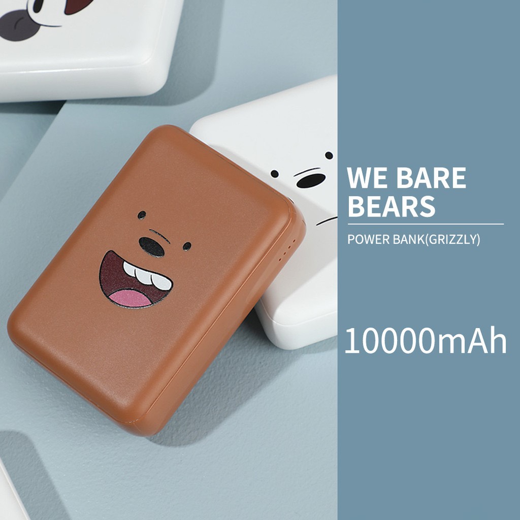 Bare Bear 3.0-Mobile Power 10000mA Model: MC-017 (4 màu)